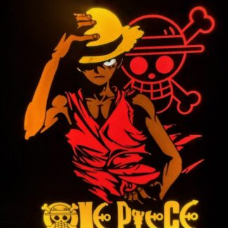 One Piece - Luffy with Jolly Roger Lightbox