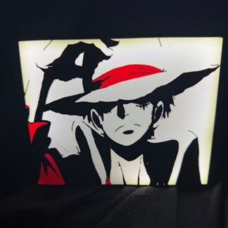 One Piece - Luffy holding hat Lightbox